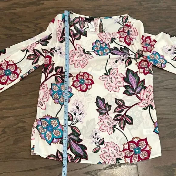 New! Talbots POET SLEEVE TOP - FLORAL SZ XS NWT - Picture 6 of 10